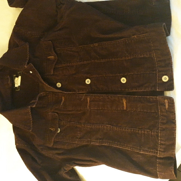 Eddie Bauer burgundy jacket, stretch, size L - Picture 7 of 7